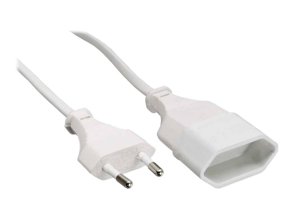 InLine - Spannungsversorgungs-Verlängerungskabel - Eurostecker (W)