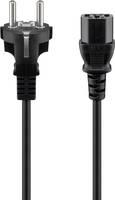 WENTRONIC - goobay NK 106 S - Stromkabel - power IEC 60320 C13 zu CEE 7/7 (M)