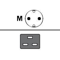 Cisco - Stromkabel - IEC 60320 C19 bis CEE 7/7 (M)