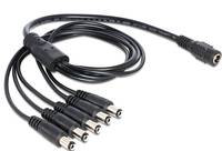 DeLOCK - Netz-Splitter - Gleichstromstecker 5,5 x 2,1 mm (M)