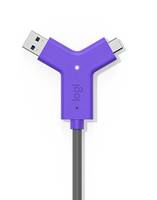 Logitech Swytch, Schwarz, Violett, Logitech Swytch, 2,79 kg, 377 mm, 215 mm, 221 mm