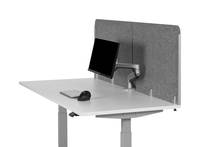 BakkerElkhuizen BE Safety Screen back, Hellgrau, PET-Filz, Kunststoff, Grau, 1 Stück(e), Niederlande