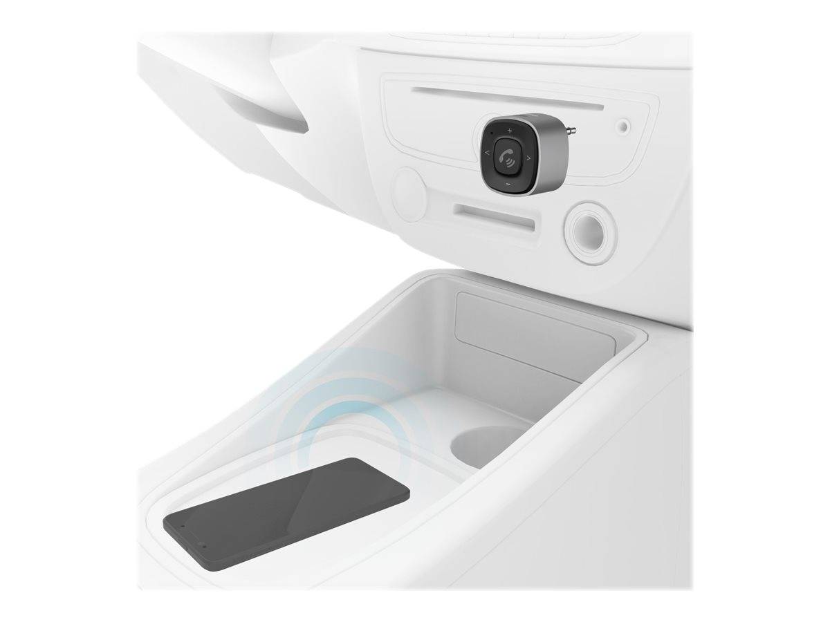 Hama - Bluetooth-Audioempfänger/-Freisprechanlage für Lautsprecher, Handy, Digital Player, Tablet