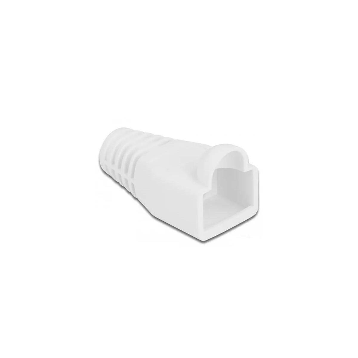 Delock Strain relief for RJ45 plug - Netzwerkkabel-Knickschutz - weiß (Packung m