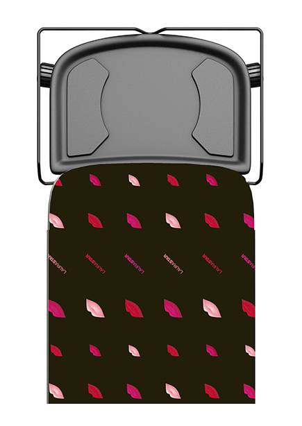 LauraStar Comfortboard Lips, Baumwolle, Mehrfarbig, 1200 x 380 mm, 95 cm, 7,5 kg, 250 x 390 mm