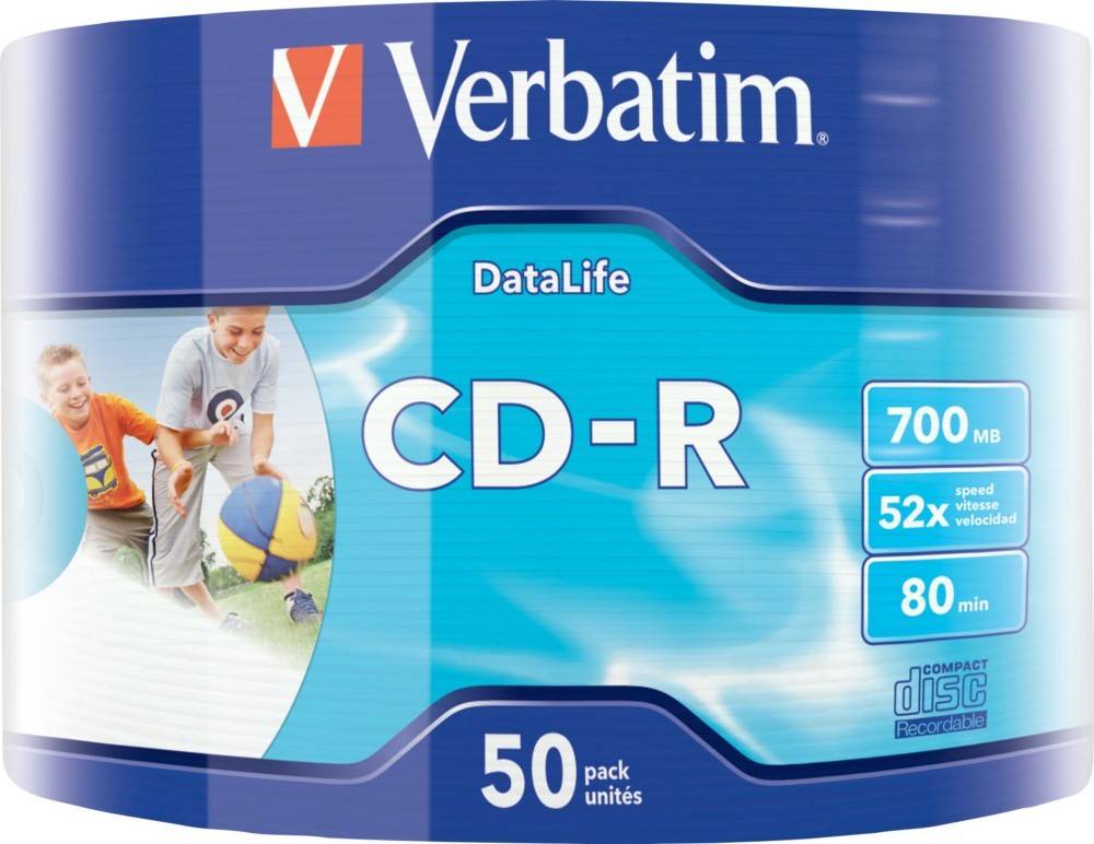 Verbatim CD-R 80Min/700MB VERBATIM 43794(VE50)