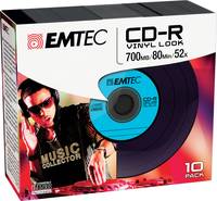 EMTEC Vinyl Look - 10 x CD-R - 700 MB (80 Min) 52x