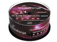 MediaRange - 50 x CD-R - 700 MB (80 Min) 52x
