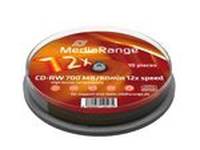 MediaRange - 10 x CD-RW - 700 MB (80 Min) 12x