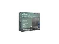 MediaRange Retail-Pack CD-Slimcases single - Slim Jewel Case für Speicher-CD - Kapazität: 1 CD/DVD - Schwarz, durchsicht