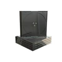MediaRange CD Jewelcase Single tray - Behälter CD-Aufbewahrung - Kapazität: 1 CD/DVD - Schwarz (Packung mit 100)