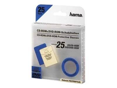 Hama - CD-/DVD-Hülle - durchsichtig (Packung