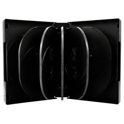 MediaRange BOX18, DVD-Hülle, 12 Disks, Schwarz, Kunststoff, 120 mm, 136 mm