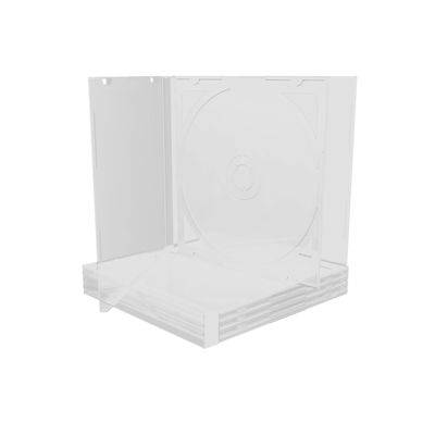 MediaRange BOX23-T, Schmuckschatulle, 1 Disks, Transparent, Kunststoff, 120 mm, 140 mm