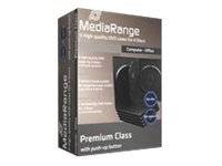 MediaRange Retail pack 4er-DVD-Box - DVD Jewel Case - Kapazität: 4 CD/DVD (Packung mit 5)
