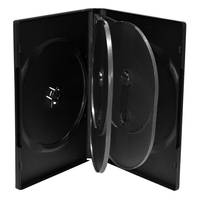 MEDIARANGE DVD-Videobox - Kapazität: 6 CD/DVD - Schwarz (Packung mit 50)