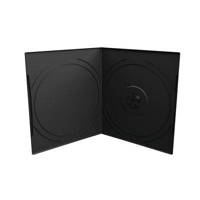 MediaRange BOX10, DVD-Hülle, 1 Disks, Schwarz, Kunststoff, 120 mm, 125 mm