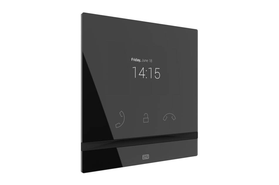 2N Indoor Compact Black, Netzwerk Innensprechstelle, 4,3" Touch Display, für 2N IP Türsprechstelle, schwarz