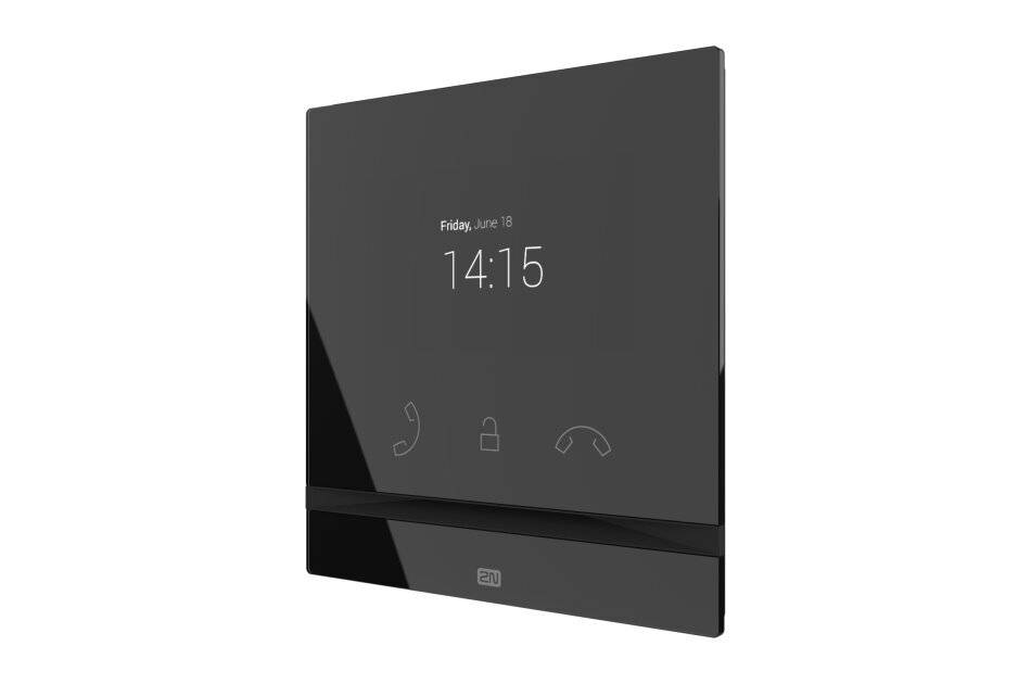 2N Indoor Compact Black, Netzwerk Innensprechstelle, 4,3" Touch Display, für 2N IP Türsprechstelle, schwarz