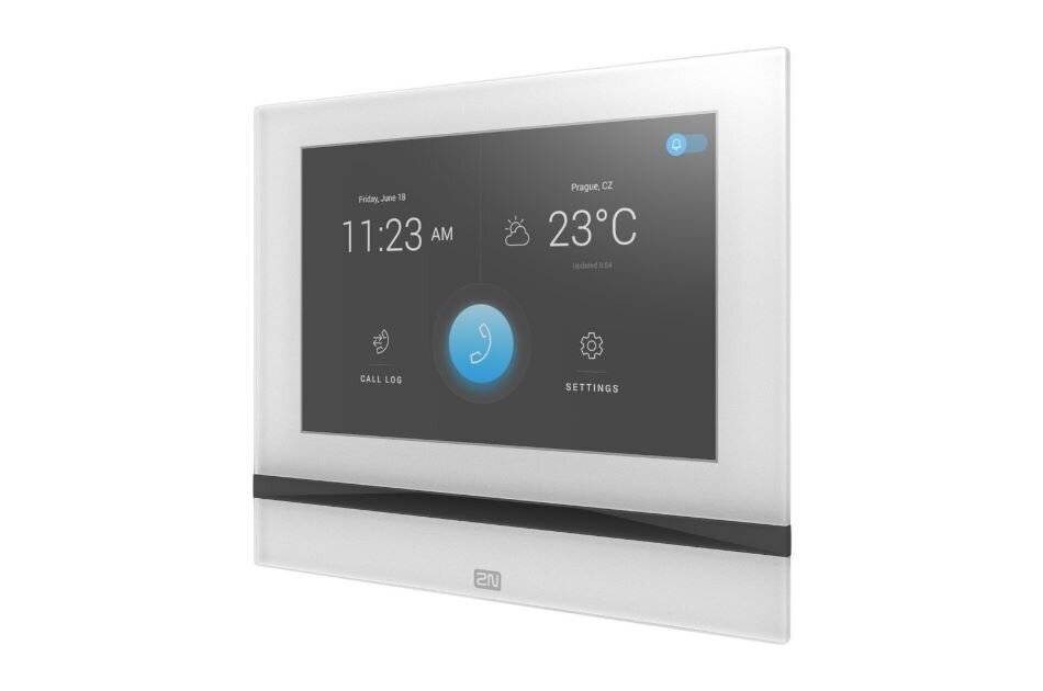 2N Indoor View White, Netzwerk Innensprechstelle, 7" Touch Display, für 2N IP Türsprechstelle, weiß