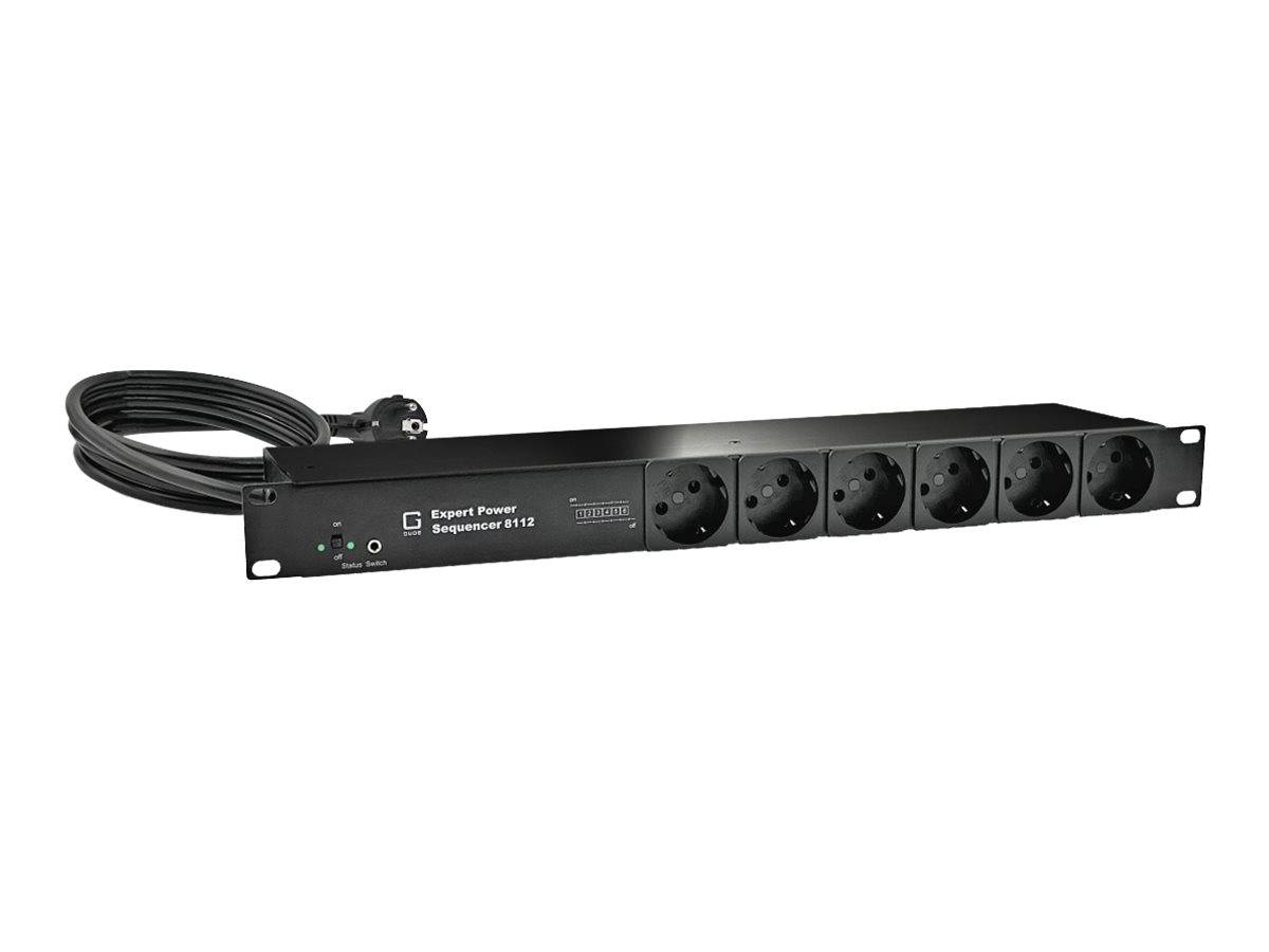Gude Expert Power Sequencer 8112-4 - Stromverteilungseinheit (Rack - einbaufähig)