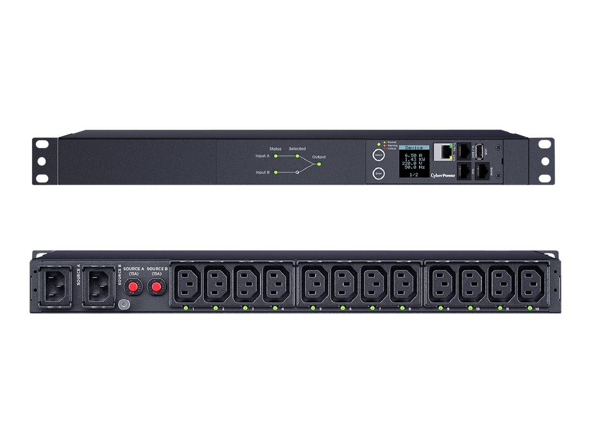CyberPower Systems CyberPower Switched ATS PDU44004 - Stromverteilungseinheit (Rack - einbaufähig)