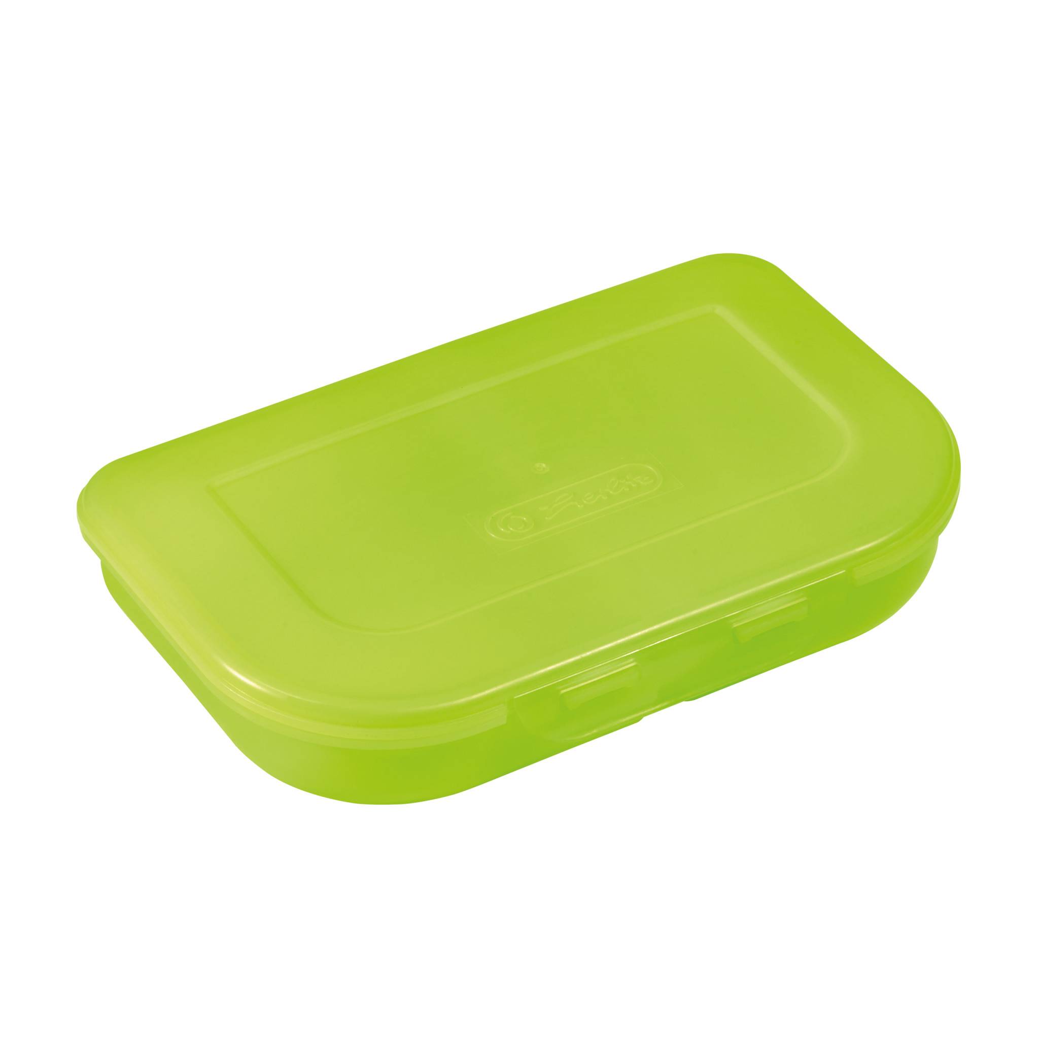 Herlitz 50033232, Brotdose, Kinder, Grün, Monochromatisch, Rechteckig, Junge/Mädchen