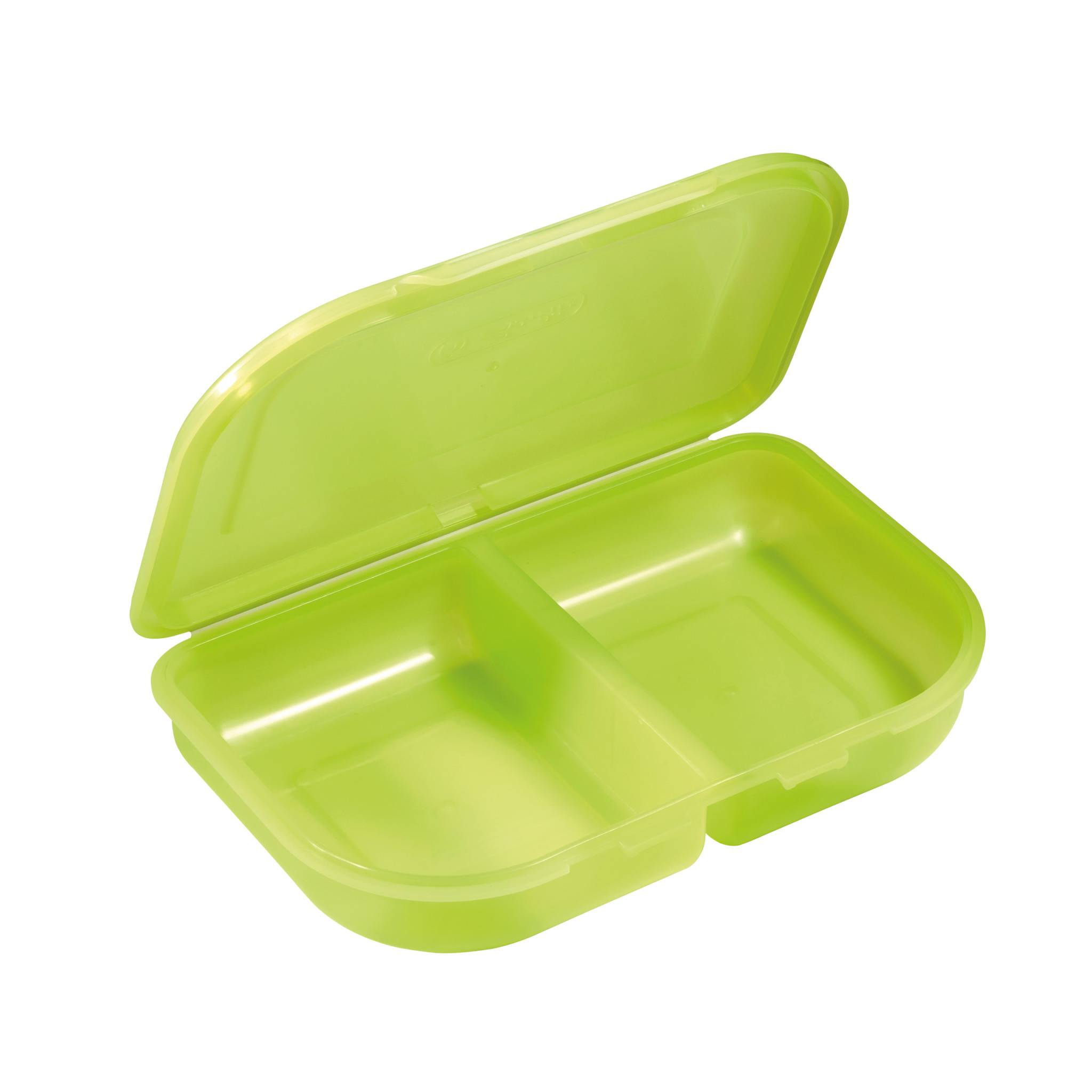 Herlitz 50033232, Brotdose, Kinder, Grün, Monochromatisch, Rechteckig, Junge/Mädchen