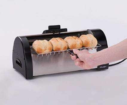 Cloer 3080 - Elektrobackofen - 570 W - gebürsteter