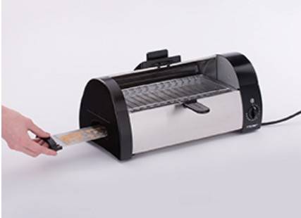 Cloer 3080 - Elektrobackofen - 570 W - gebürsteter