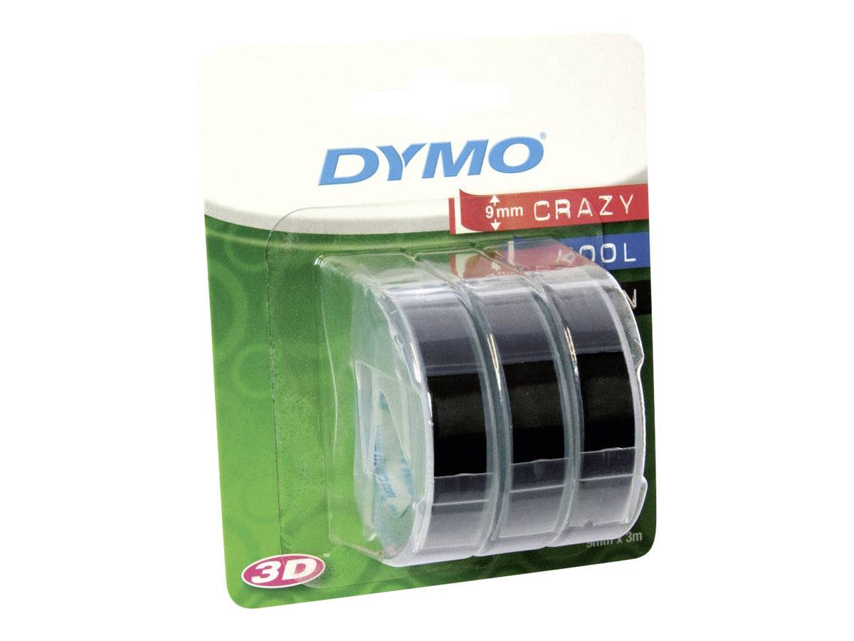 DYMO - Selbstklebend - Schwarz - Rolle (0,9 cm x 3 m) 3 Rolle(n) Blisterverpackung