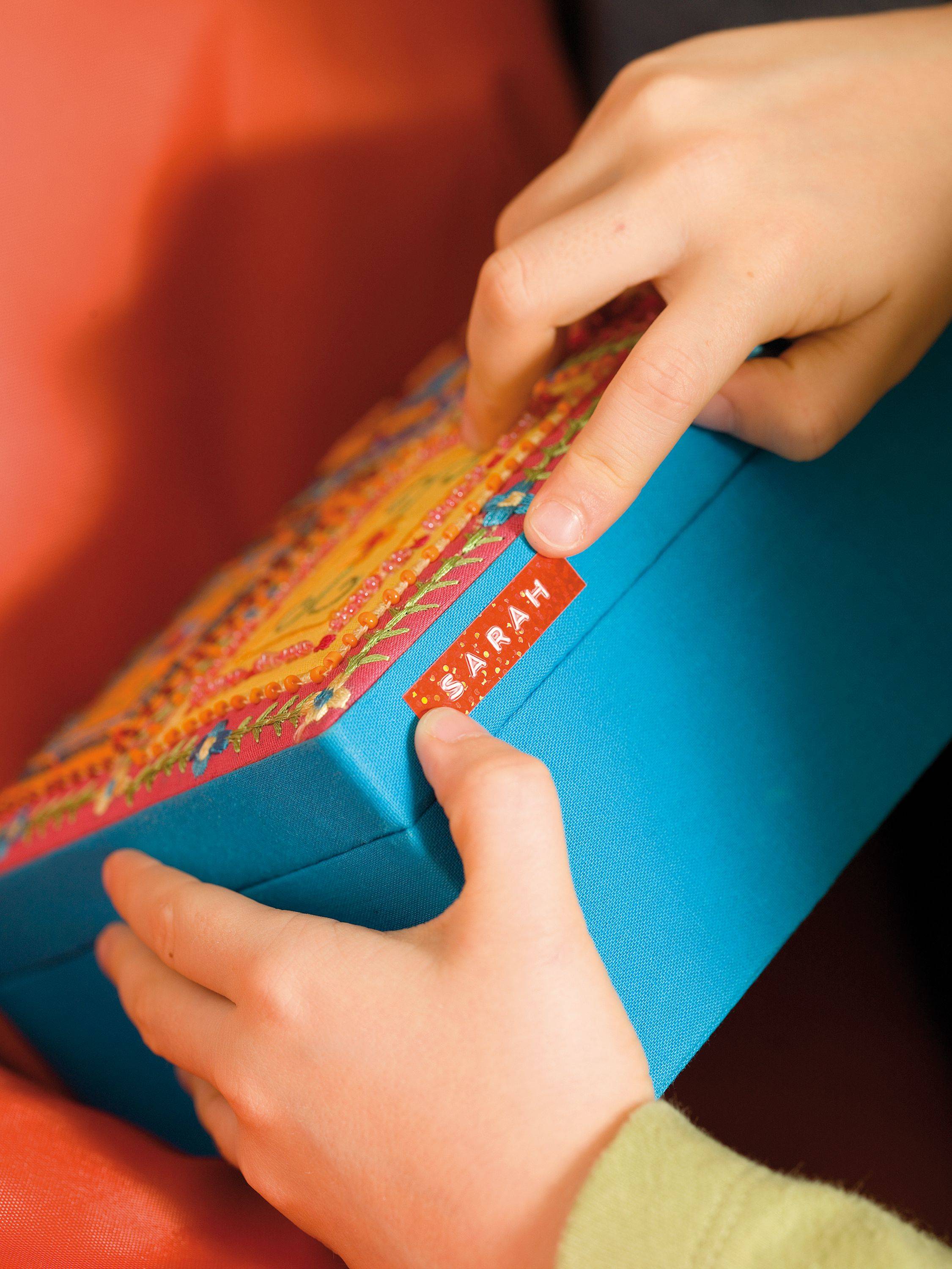 DYMO - Selbstklebend - Schwarz, Blau, Rot - Rolle (0,9 cm x 3 m)