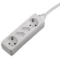 Hama 4-Way Power Strip with Child Protection