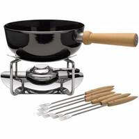 Silit Käsefondue-Set, 2,8 l, Schwarz, Silber, Rund, 230 mm, 230 mm