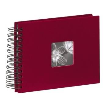 Hama Spiral Album "Fine Art", burgundy, 17x22/50, Rot, 10 x 15, 13 x 18, 170 mm, 220 mm