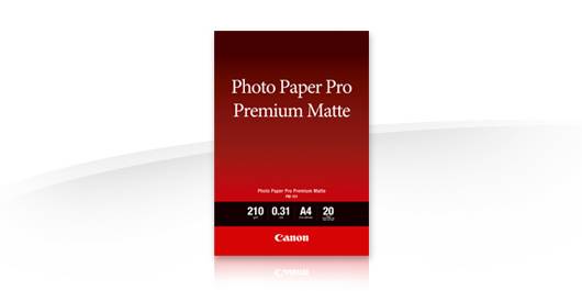 Canon Pro Premium PM-101 - Glatt matt - 310 Mikron - warmer weißer Ton - A2 (420 x 594 mm)