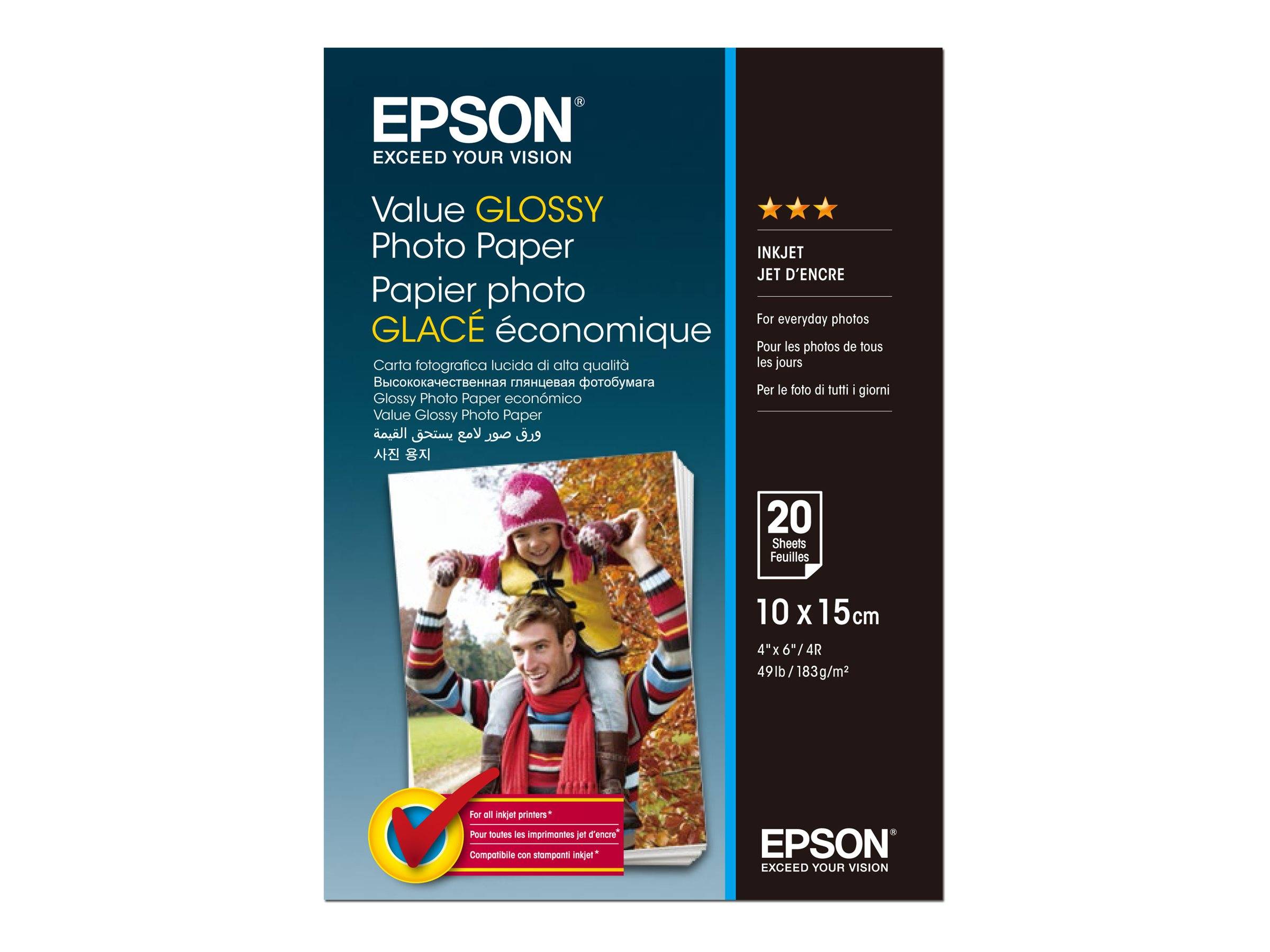 Epson Value - Glänzend - 100 x 150 mm - 183 g/m²