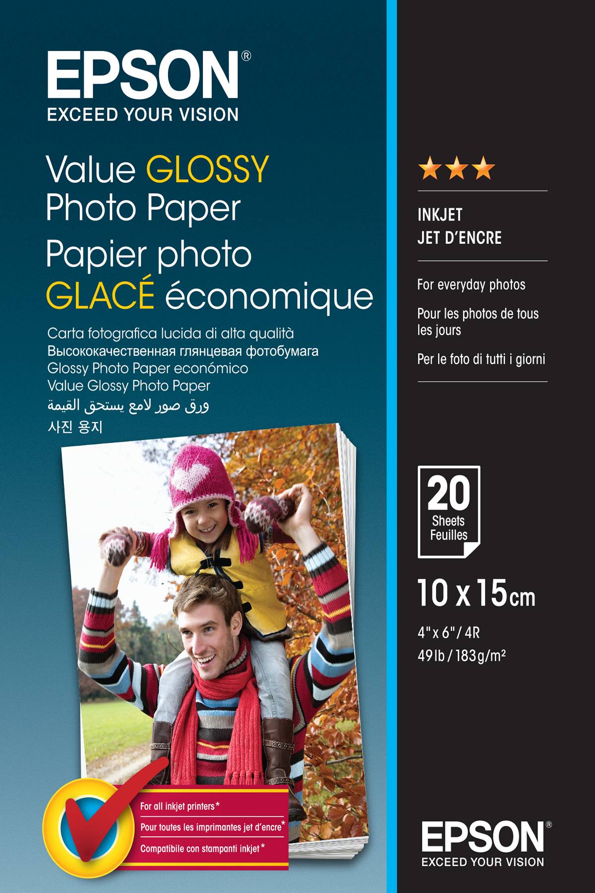 Epson Value - Glänzend - 100 x 150 mm - 183 g/m²