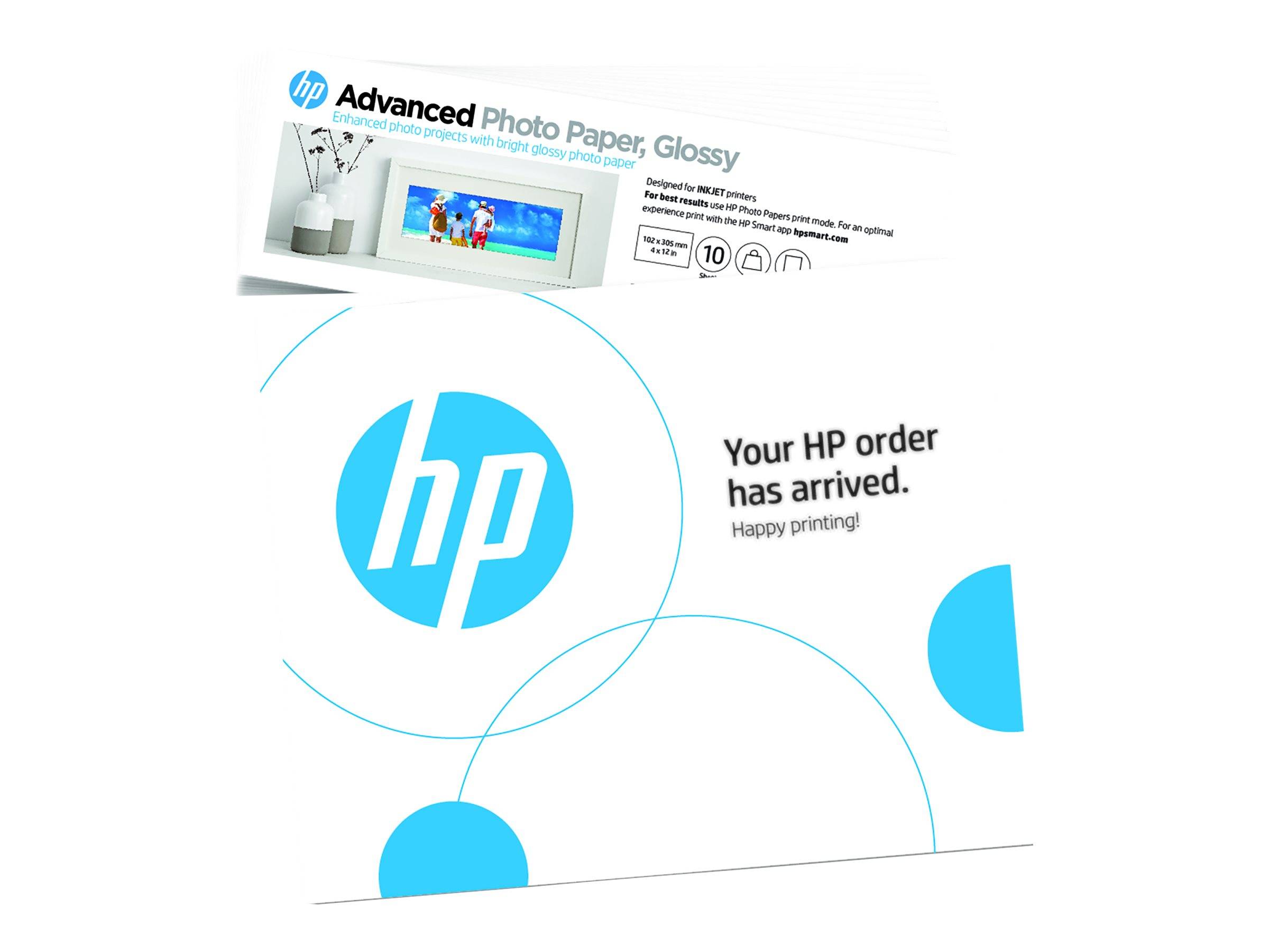 HP Advanced - Glänzend - 10,5 mil - 102 x 305 mm
