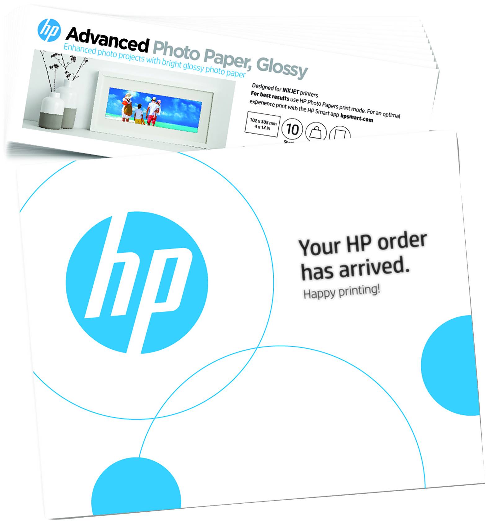 HP Advanced - Glänzend - 10,5 mil - 102 x 305 mm
