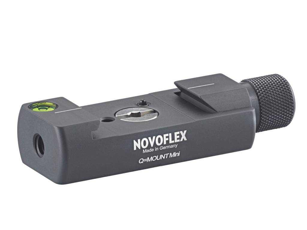 Novoflex Q=Mount Mini, Löseplatte, Grau, Aluminium, 1/4 Zoll, 75 mm, 25 mm