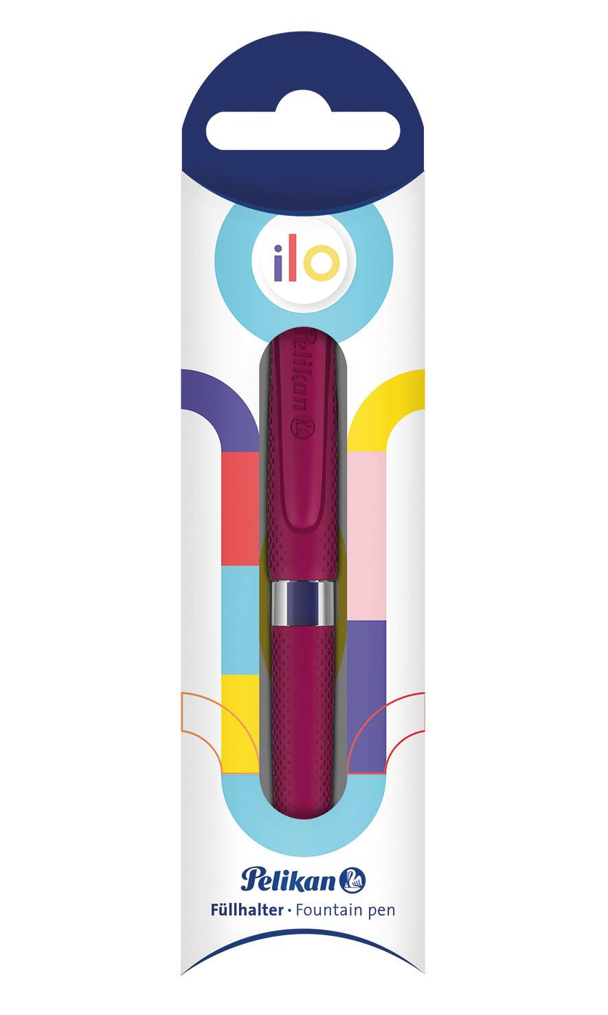 Pelikan ilo, Rot, Kartuschenfüllsystem, Medium, Beidhändig, Deutschland, 1 Stück(e)