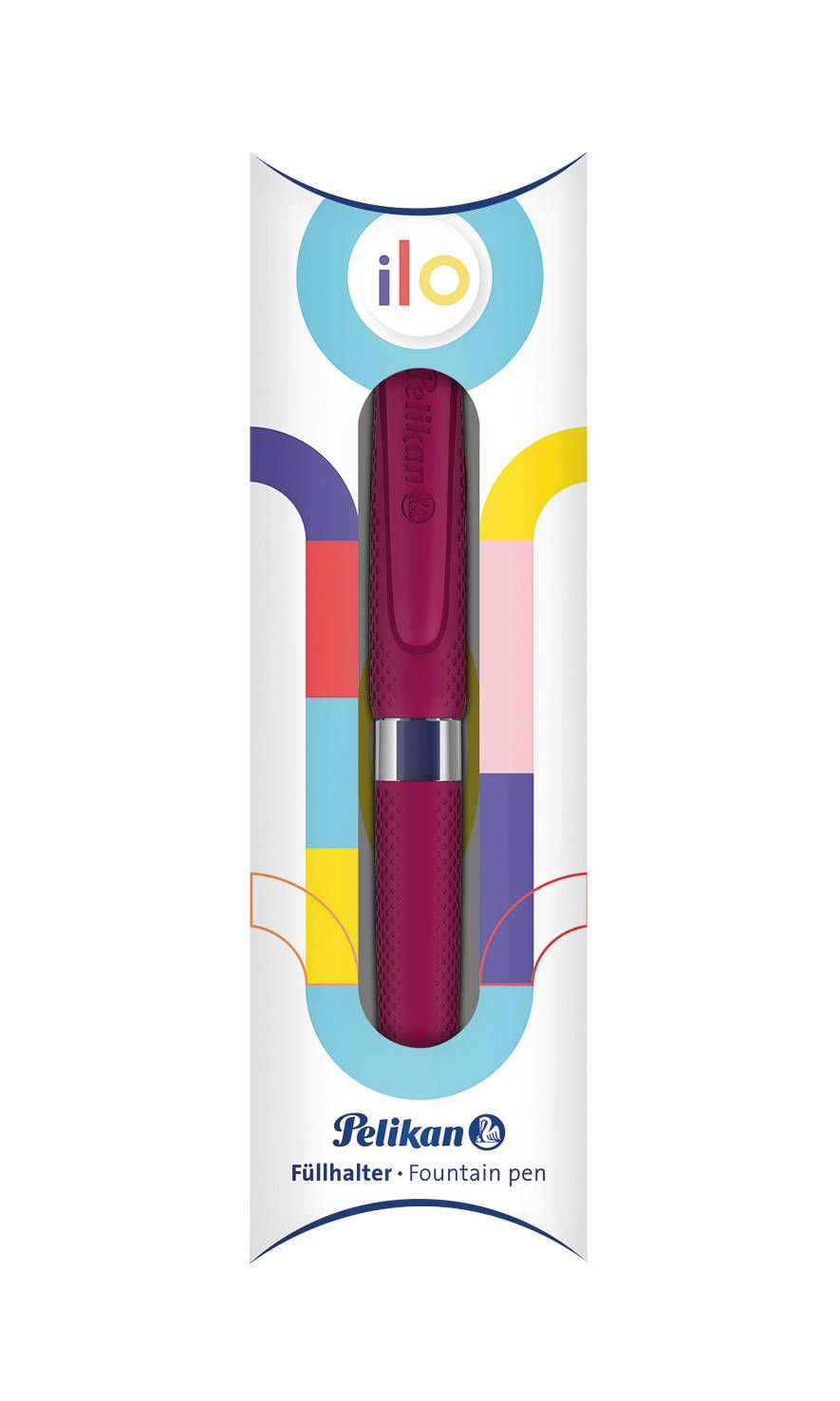 Pelikan ilo, Rot, Kartuschenfüllsystem, Medium, Beidhändig, Deutschland, 1 Stück(e)