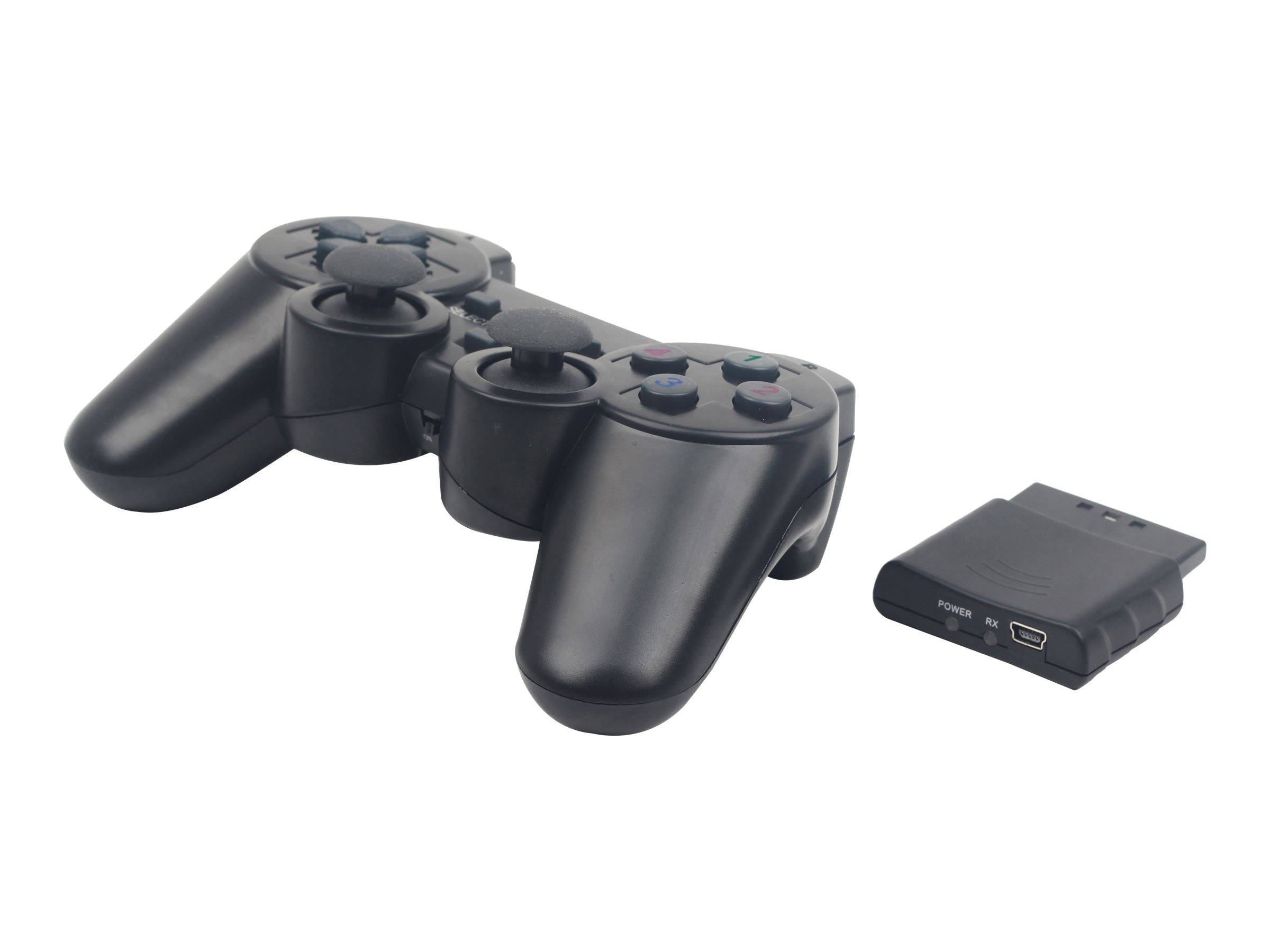 GEMBIRD JPD-WDV-01 - Game Pad - 12 Tasten - kabellos - 2.4 GHz (Packung mit 2)