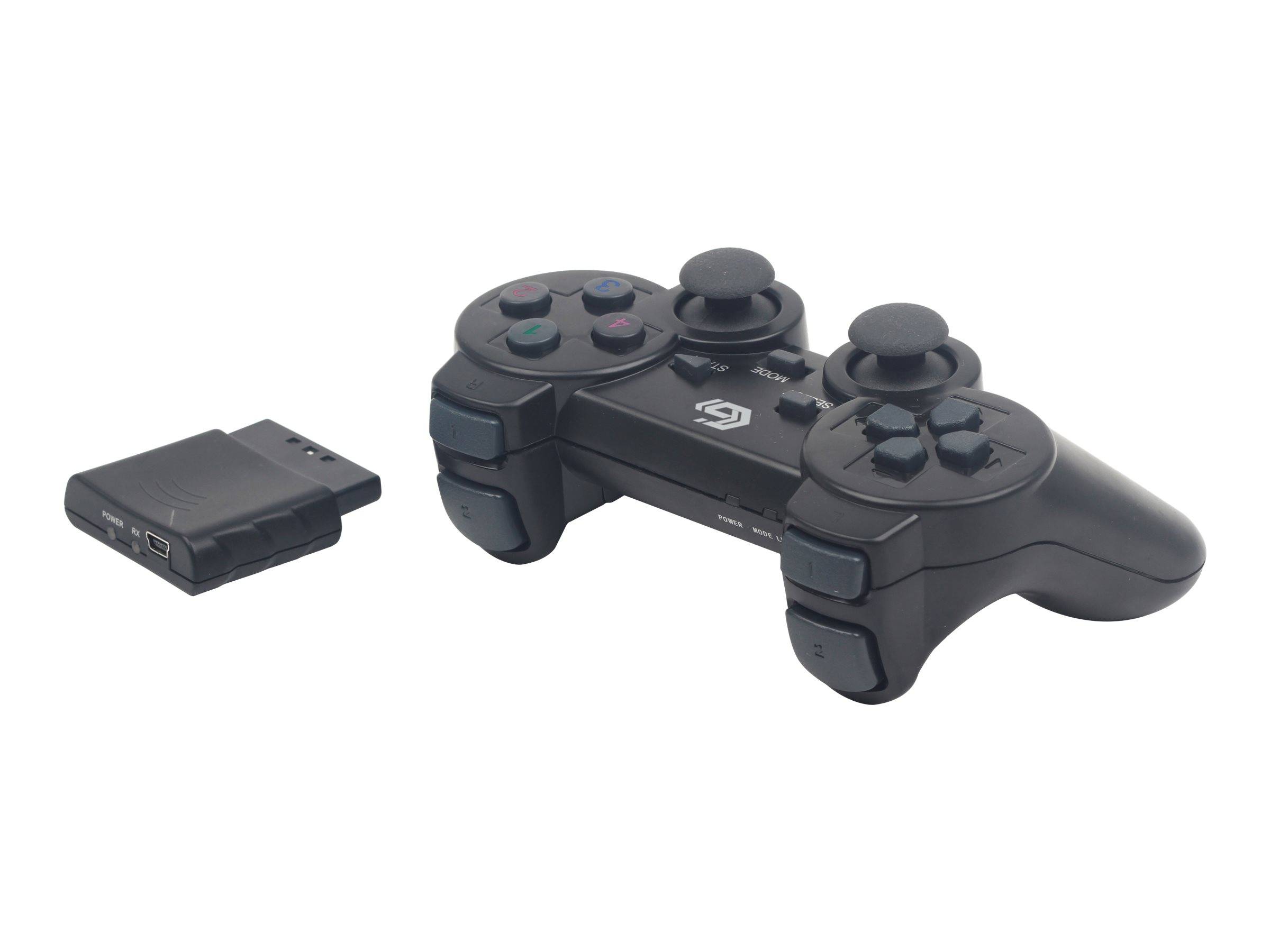 GEMBIRD JPD-WDV-01 - Game Pad - 12 Tasten - kabellos - 2.4 GHz (Packung mit 2)