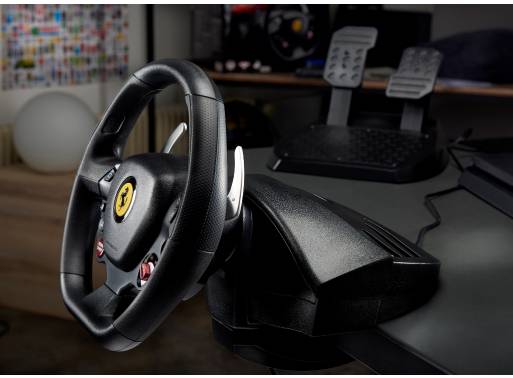 Thrustmaster Ferrari T80 488 GTB Edition - Lenkrad- und Pedale-Set