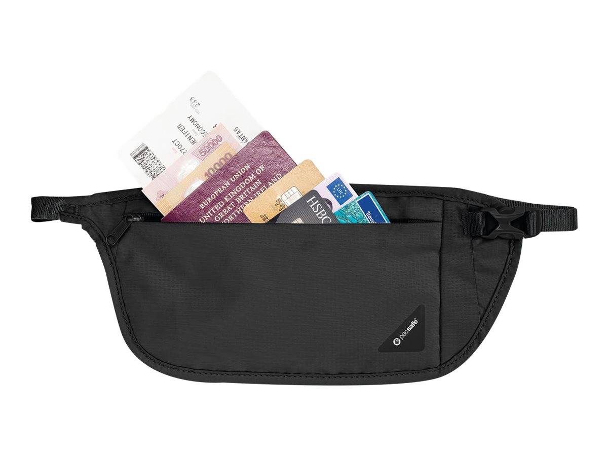 Pacsafe RFIDsafe V100 - Gürteltasche - Nylon, 75D-Polyester, Polyurethan 1000 mm