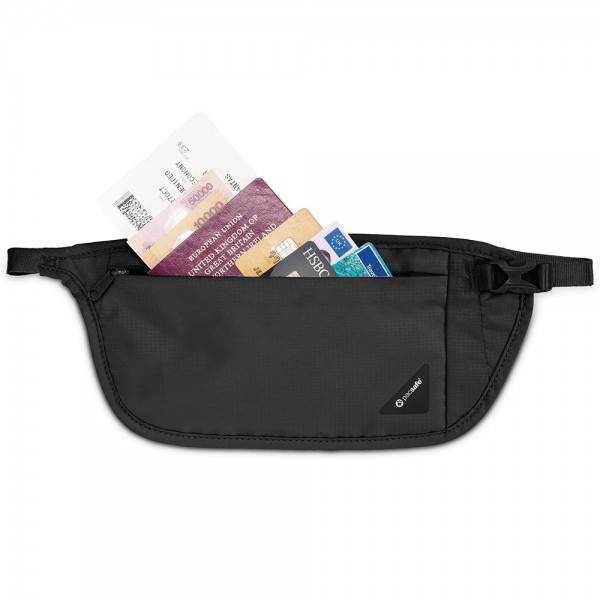 Pacsafe RFIDsafe V100 - Gürteltasche - Nylon, 75D-Polyester, Polyurethan 1000 mm
