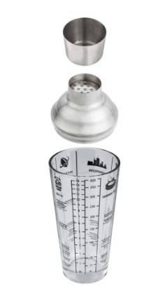 Xavax 00111550, 0,4 l, Glas, Edelstahl, Silber, Transparent, 8,5 cm, 155 mm