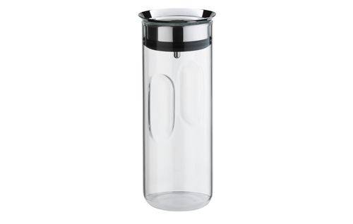 WMF 06.5104.6040, Karaffe, 0,8 l, Silber, Transparent, Glas, Rund, 240 mm